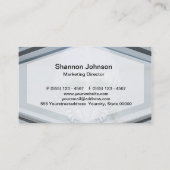 銀によってはハートのまわりで包まれたが飛びます 名刺 (裏面)