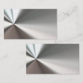 銀によって曲げられる金属の一見の名刺 名刺 (正面/裏面)