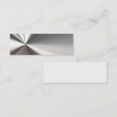 銀によって曲げられる金属の名刺 スキニー名刺 (正面/裏面)