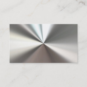 銀によって曲げられる金属の名刺 名刺