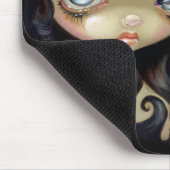 "銀によって注目されるオオカミ"のマウスパッド マウスパッド (コーナー)