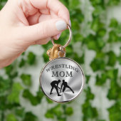 銀によって着色される苦闘するお母さんのギフトのキーホルダー キーホルダー (手)