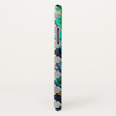 銀によって組み立てられるアワビの真珠の貝のモトッコ人パターン Case-Mate iPhoneケース (裏面/右)