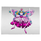 銀のかわいい妖精 ラージペーパーバッグ (裏面)