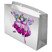 銀のかわいい妖精 ラージペーパーバッグ (裏面アングル)