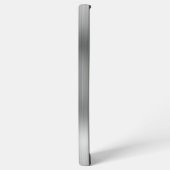 銀のきらめくホイルのフェミニンなサイン SAMSUNG GALAXYケース (左側面)
