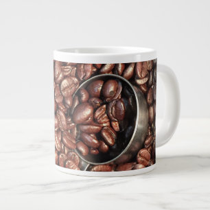 銀のすくい写真付き焙煎コーヒー豆 ジャンボコーヒーマグカップ