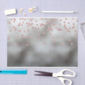 銀のばら色の金ゴールドのグリッターの紙吹雪 薄葉紙 (クラフト)