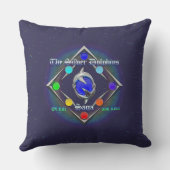 銀のイルカ佐賀:生と愛 クッション (裏面)