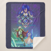 銀のイルカ佐賀:生と愛 シェルパブランケット (正面)