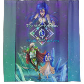 銀のイルカ佐賀：生と愛 シャワーカーテン (正面)