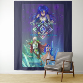 銀のイルカ佐賀：生と愛 タペストリー