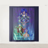 銀のイルカ佐賀：生と愛 タペストリー (正面)