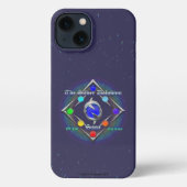 銀のイルカ佐賀：生と愛 iPhoneケース (裏面)