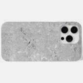 「銀のエレガンス:エッチングされたハイビスカス開花」 Case-Mate iPhoneケース (裏面 (横))