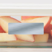 銀のエレガントブラッフェイクシュ仕上げ金属 ラベル (貼付)