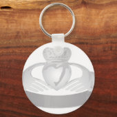 銀のカチャリング キーホルダー (正面)