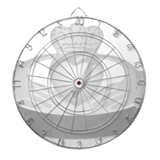 銀のカチャリング ダーツボード (正面)
