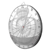 銀のカチャリング ダーツボード (正面右)