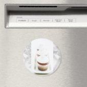 銀のカップケーキスワール磁石 マグネット (インサイチュ (食洗機))