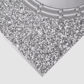 銀のグリッター折り紙 薄葉紙 (詳細)