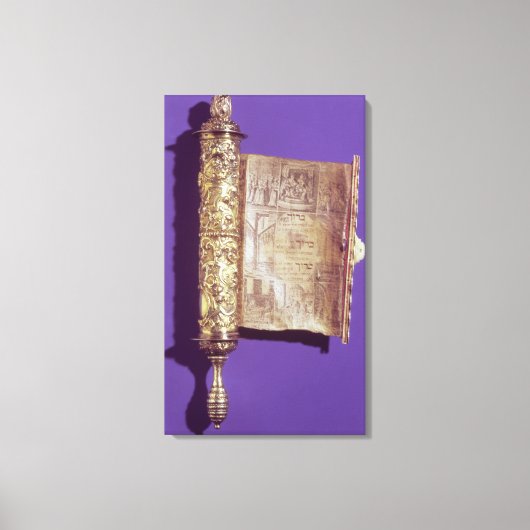 銀のケースでメギラー、ウィーン、c.1715 キャンバスプリント (正面)