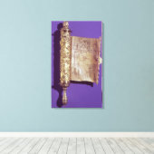 銀のケースでメギラー、ウィーン、c.1715 キャンバスプリント (インサイチュ (ウッドフロア))