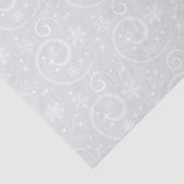 銀のスノーフレークの背景 薄葉紙 (詳細)