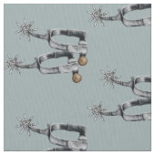 銀のスプリアス ファブリック (クローズアップ)