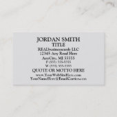 銀のソーシャルワーカー 名刺 (裏面)