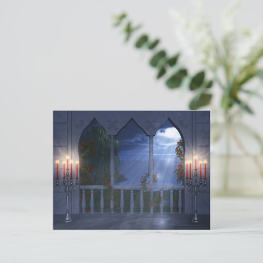 銀のマントのポストカード ポストカード (スタンド正面)