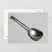銀の使徒スプーンと金ゴールドシールトップ, 1668 ポストカード (正面/裏面)