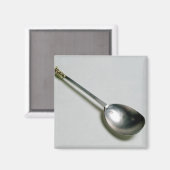 銀の使徒スプーンと金ゴールドシールトップ， 1668 マグネット (正面/裏面)