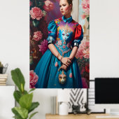 銀の冠を持つプリンセス ポスター (ホームオフィス)