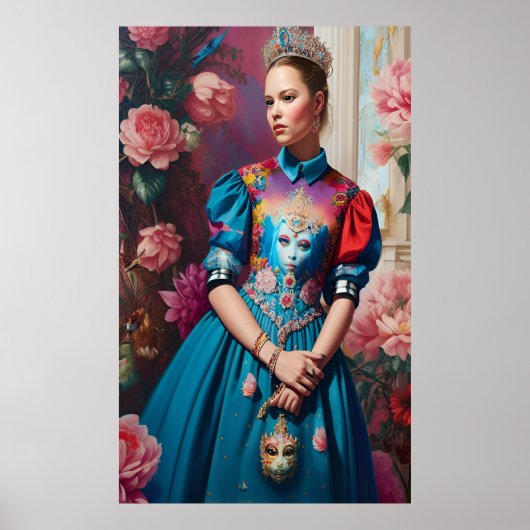 銀の冠を持つプリンセス ポスター (正面)