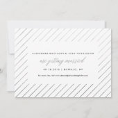 銀の台本写真が日付を箔にフェイク保存 セーブザデート (裏面)