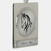 銀の名年頭 シルバープレートバナーオーナメント (右)