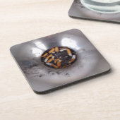 銀の喫煙者の灰皿のお尻おもしろい、 コースター (左側)