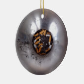 銀の喫煙者の灰皿のお尻おもしろい、 セラミックオーナメント (右)