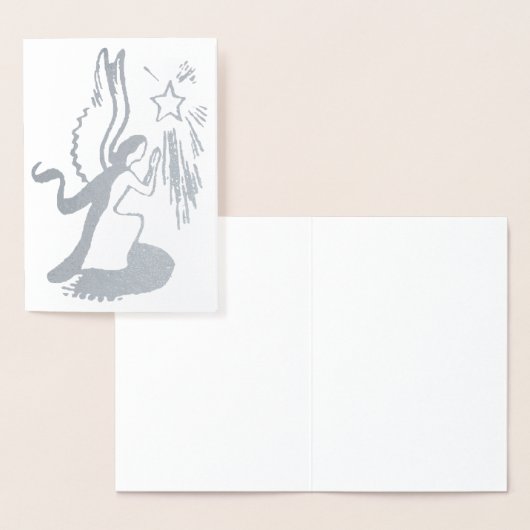 銀の天使 箔カード (ディスプレー)