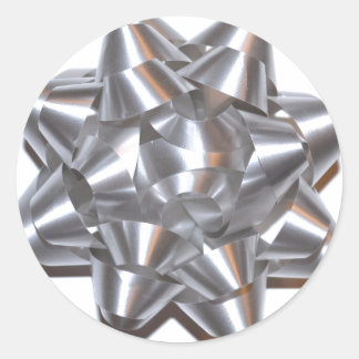 銀の弓ステッカー ラウンドシール