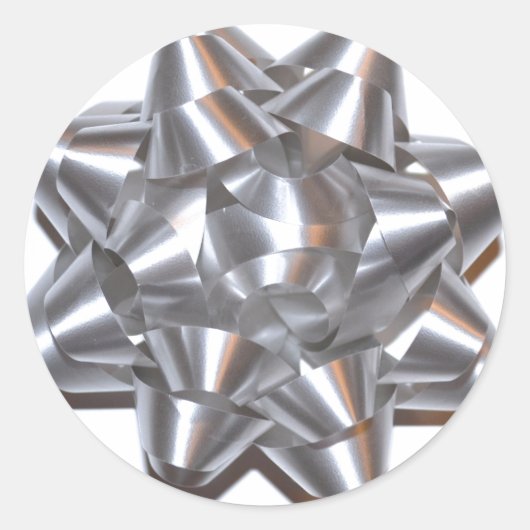 銀の弓ステッカー ラウンドシール (正面)