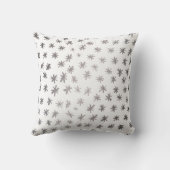 銀の星 クッション (裏面)