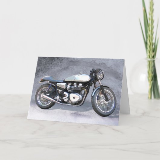 銀の水色 カード (正面)