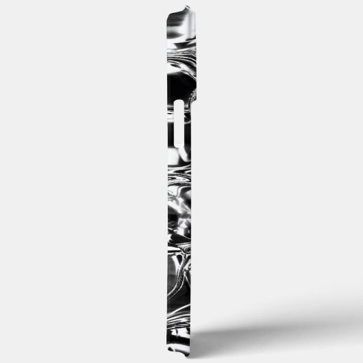 銀の泡とガラスまたは金属トーン投げピル Case-Mate iPhoneケース (裏面 / 右)