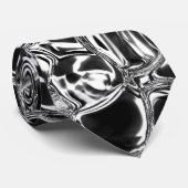 銀の泡にガラスまたは金属の色調 ネクタイ (ロール)