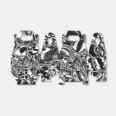 銀の泡にガラスまたは金属の色調 フェイバーボックス (折り畳みなし)