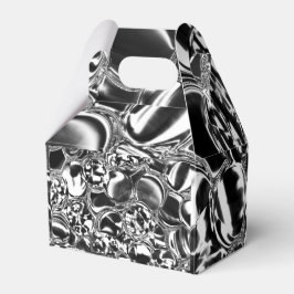 銀の泡にガラスまたは金属の色調 フェイバーボックス