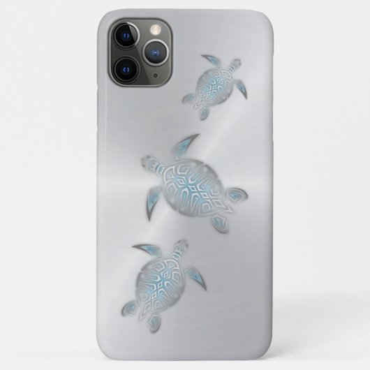 銀の海のカメ 海洋沿岸 Case-Mate iPhoneケース (裏面)