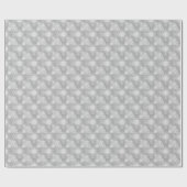 銀の白い雪 ラッピングペーパー (フラット)